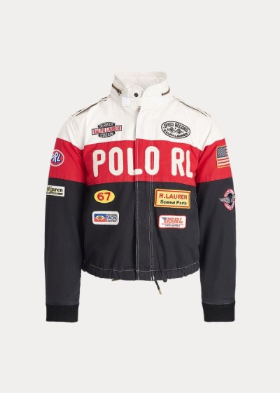 Chaqueta Bomber Polo Ralph Lauren Mujer Multicolor - Cotton Graphic - VXHBL8357